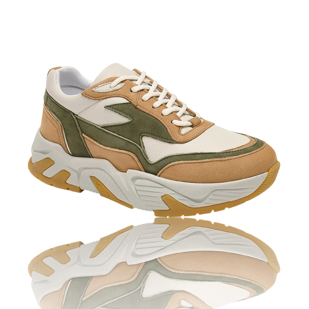 Stealth Runner 'Orange Olive White'